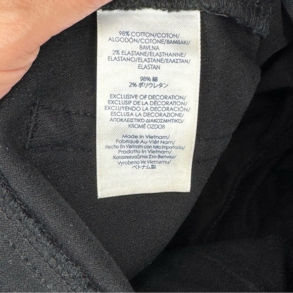 CHAPS Women’s Black Corduroy Pants Straight Fit Mid Rise Size 6 - Picture 8 of 9